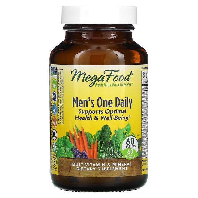 MegaFood, Men's One Daily, 60 Tablets on Productcaster.