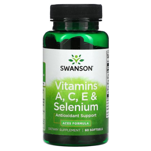 Swanson, Vitamin A, C, E & Selenium, 60 Softgels on Productcaster.