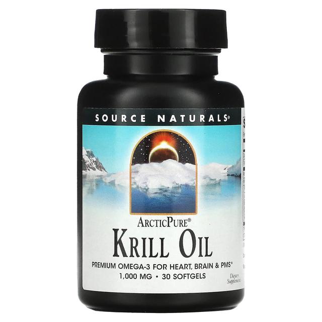 Source Naturals, ArcticPure, Krill Oil, 1,000 mg, 30 Softgels on Productcaster.