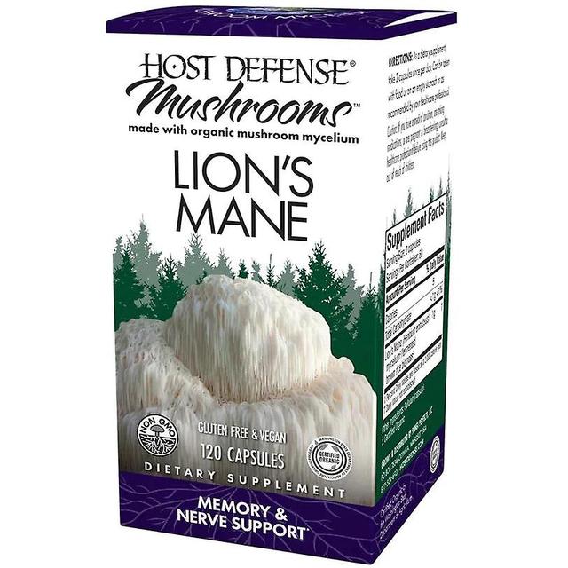 Host Defense Lion's Mane Capsules 120 Ct on Productcaster.