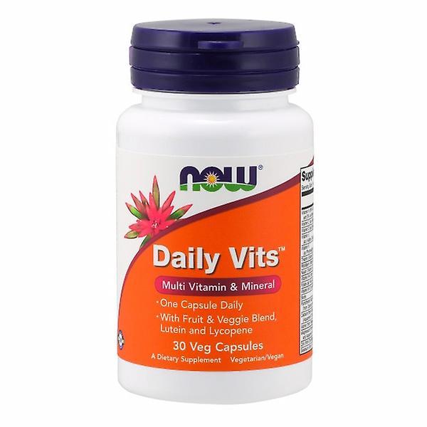 Now Foods Daily Vits, 30 Veg Caps (Pack of 4) on Productcaster.