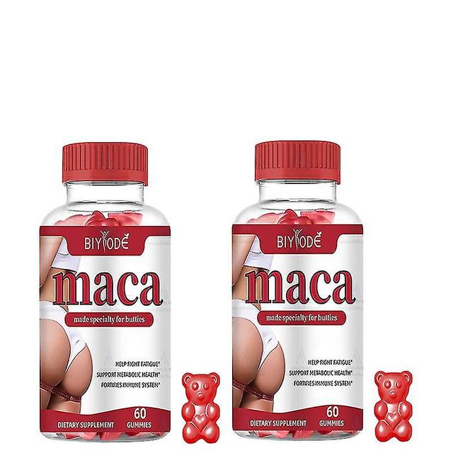 Maca Root Gummies Enhance Energy, Muscle Buttocks, Gain Gummies Maca Root For Men And Women 2pcs on Productcaster.