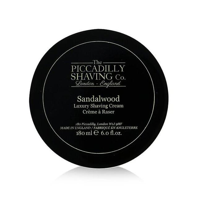 The Piccadilly Shaving Co. Sandalwood luxury shaving cream - 180g/6oz on Productcaster.