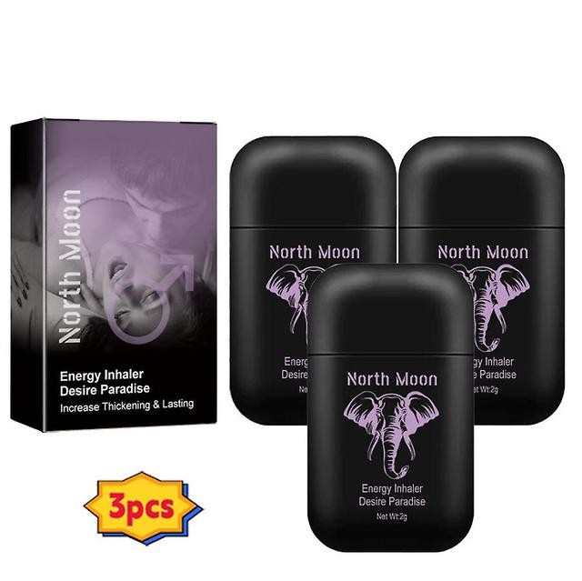 North Moon Men's Nasal Inhalation Health Bar lindrar fysiskt obehag, trötthet, slappnar av och bryr sig Nasal Clearance Supplement 3PCS on Productcaster.