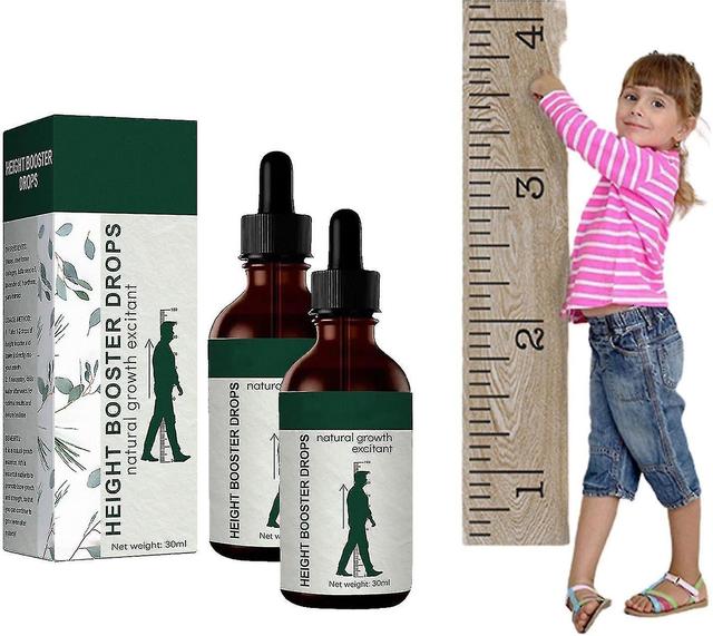 Height Growth Oil For Kids & Teens - Natural Supplement With Bone Support Complex 2pcs - 60ml on Productcaster.