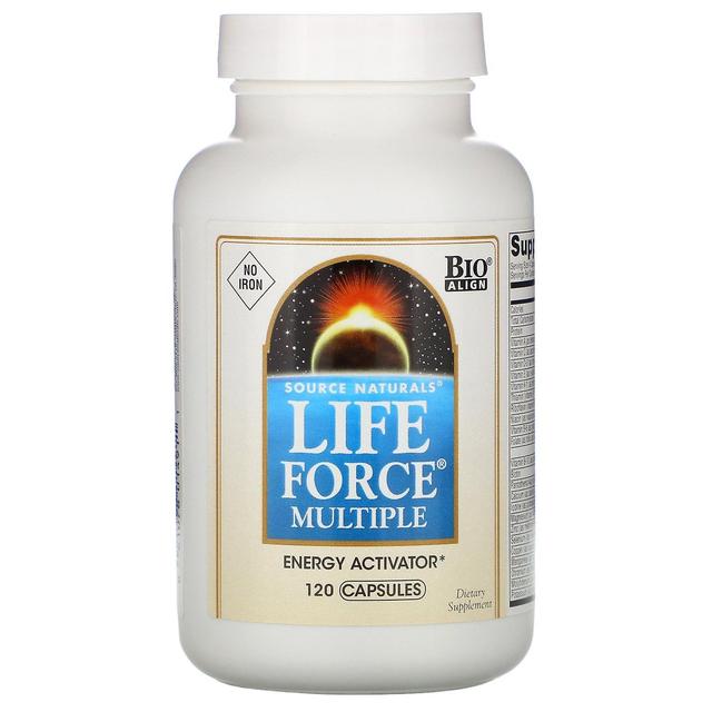 Source Naturals, Life Force Multiple, Bez żelaza, 120 kapsułek on Productcaster.