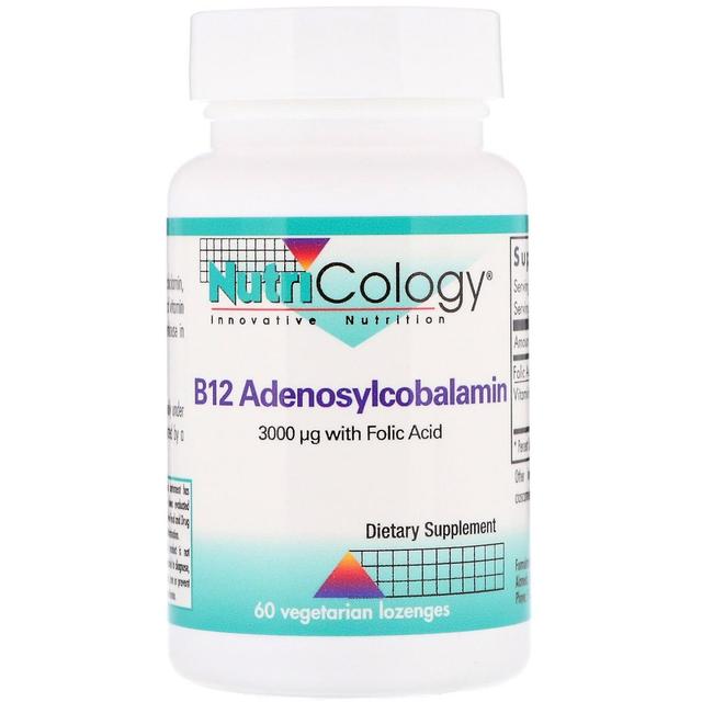 Nutricology, B12 Adenosylcobalamin, 60 Vegetarische Lutscher on Productcaster.