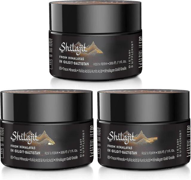 Shilajit Purest himalájska živica Shilajit - zlatá trieda 100% čistý shilajit s fulvovou kyselinou a 85+ komplexom stopových minerálov 3PCS on Productcaster.