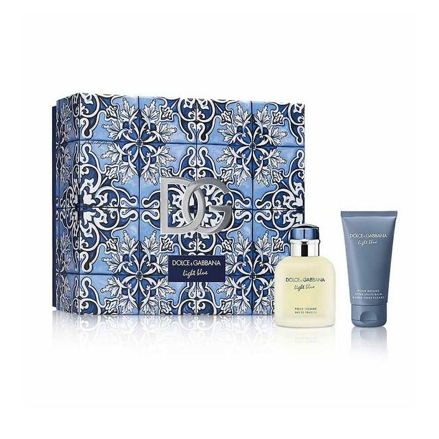 Men's Dolce & Gabbana Light Blue Perfume Set 2 Pieces on Productcaster.