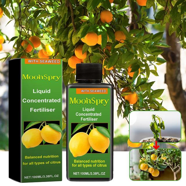 Flye Liquid Concentrated Fertilizer Mandarin Orange Lemon Plant Supplement Fertilizer Balanced Nutrient Solution 100ml Flye0949 Multicolor Free Size on Productcaster.