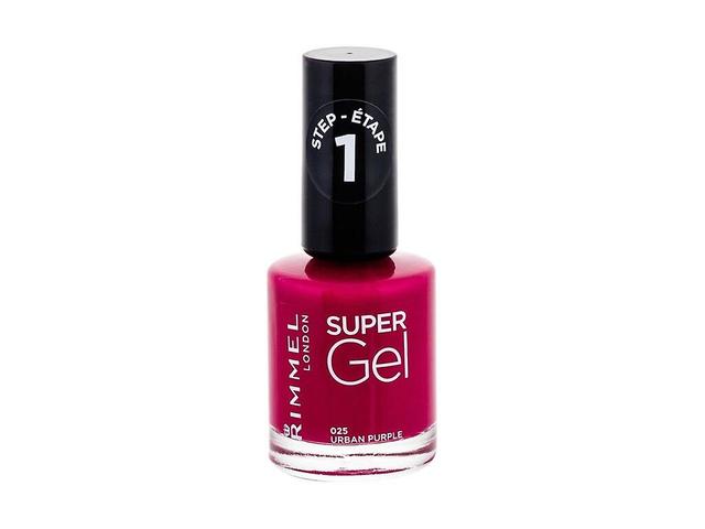 Rimmel London - Super Gel STEP1 025 Urban Purple - For Women, 12 ml on Productcaster.