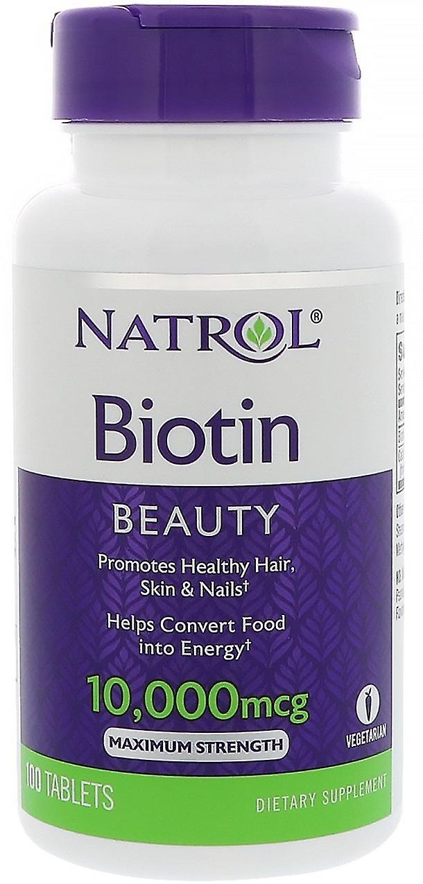 Natrol Biotin 10000 mcg 100 Tablets 65 gr on Productcaster.