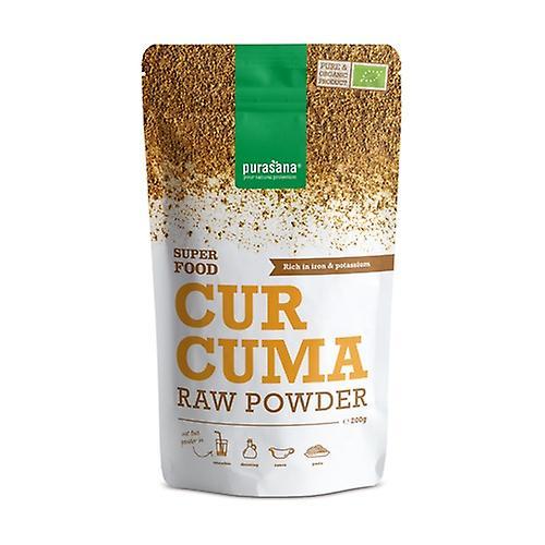 Purasana Organic vegan turmeric powder 200 g of powder on Productcaster.