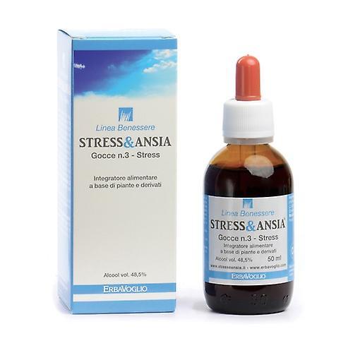 Erbavoglio Stress & Anxiety - Drops N ° 3 - Stress 50 ml on Productcaster.