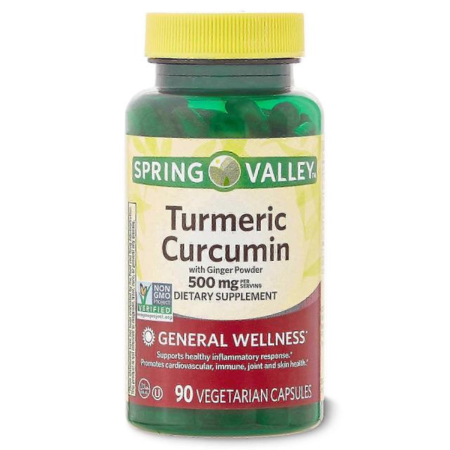 Spring Valley Kurkuma Curcumin mit Ingwerpulver Nahrungsergänzungsmittel, 90 ea on Productcaster.