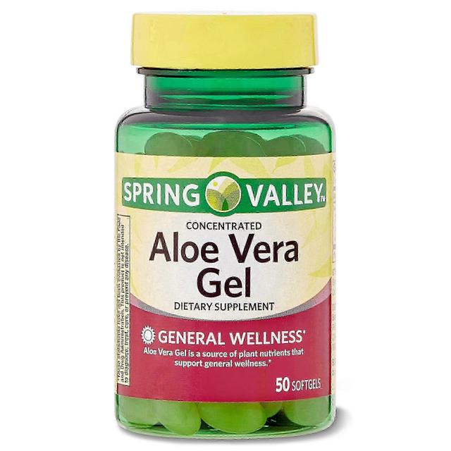 Spring valley concentrated aloe vera gel dietary supplement, 50 ea on Productcaster.