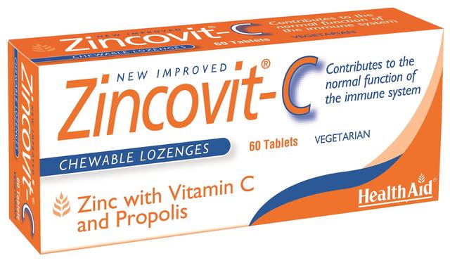 Health aid zincovit-c 60's on Productcaster.