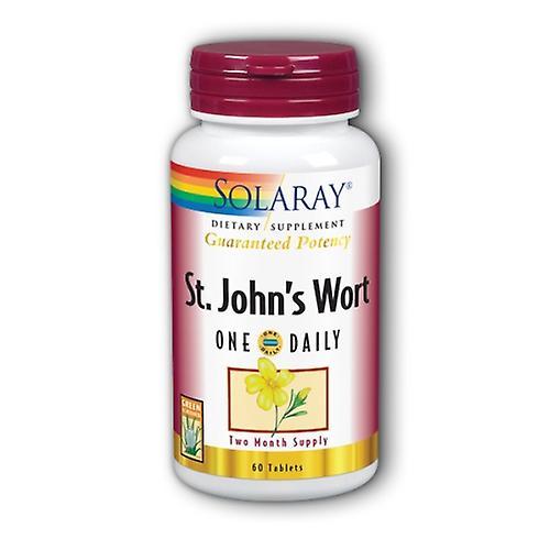 Solaray St. John's Wort One Daily, 60 Tabs (Pack of 3) on Productcaster.