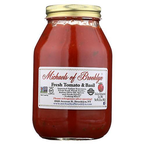 Michaels Of Brooklyn Sauce Tomato Basil, Case of 6 X 32 Oz (Pack of 1) on Productcaster.