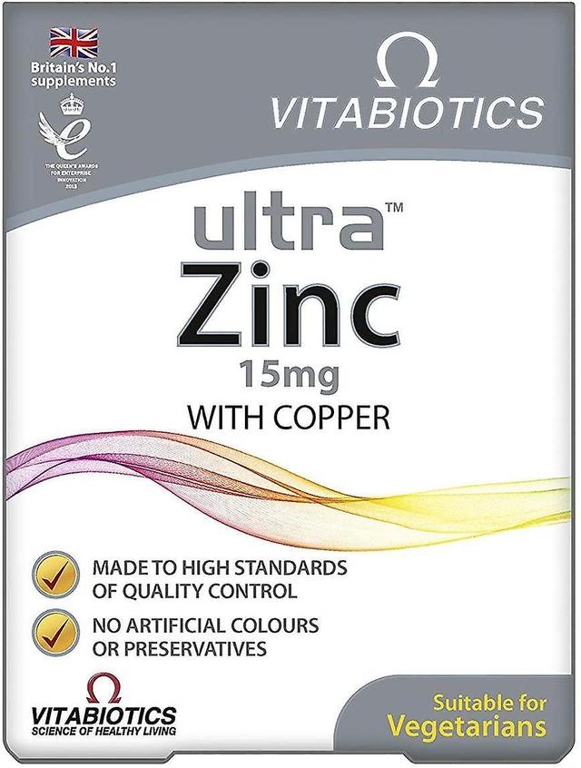 Vitabiotics Ultra Zinc 15mg with Copper - 60 Tablets on Productcaster.