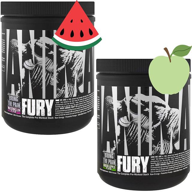 Universal Nutrition Animal Fury Powder, 20 portioner, BCAAs & Energi Supplement 20 Servings on Productcaster.