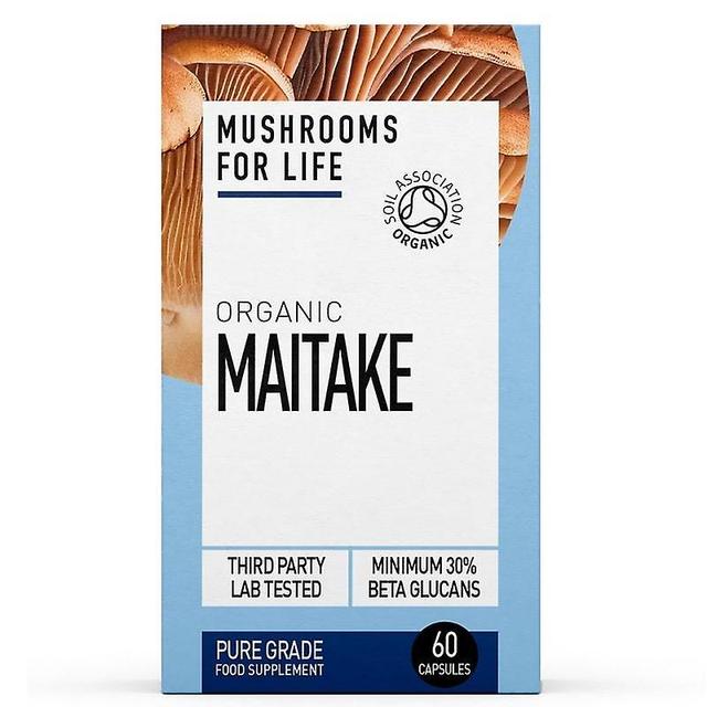 Mushrooms4Life Svampe for livet Økologisk Maitake Caps 60 (MFL107) on Productcaster.