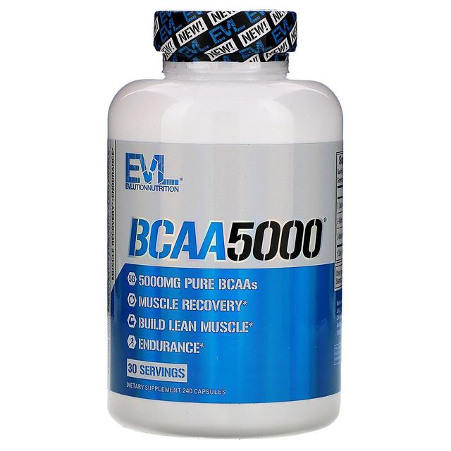 Evlution Nutrition EVLution Voeding, BCAA5000, 240 Capsules on Productcaster.