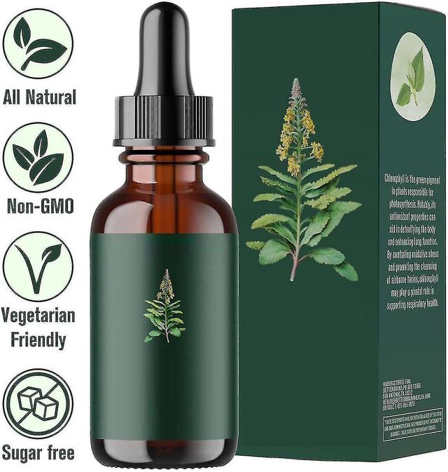 Organic Mullein Leaf Drops - Herbal Lung Detox & Cleanse Drops, Mullein Tincture Lung Health Support Supplement for Respiratory Health 5PCS - 150ML on Productcaster.