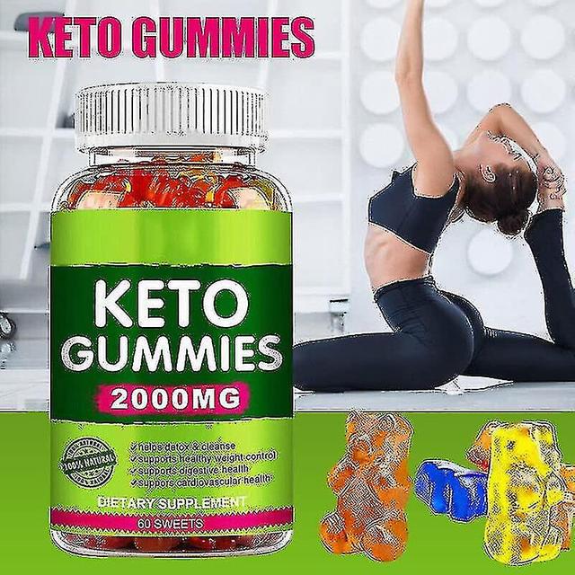 60ct Keto Gummies Ketone Ght Loss Fatburner Complément alimentaire pour hommes et femmes (pack de 3)-yvan on Productcaster.