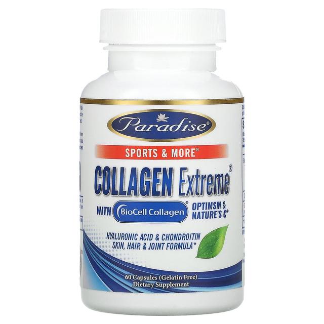 Paradise Herbs, Collagen Extreme con BioCell Collagen, OptiMSM & Nature's C, 60 Capsule on Productcaster.