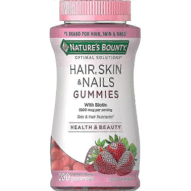 Natures Bounty Nature's bounty hair, skin, and nails vitamin gummies with biotin, 230 ea on Productcaster.