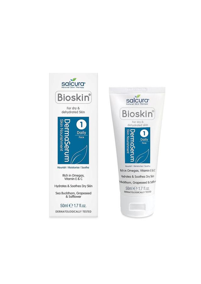 Salcura bioskin dermaserum ihon ravinto (kuivalle ja kuivuneelle iholle) on Productcaster.