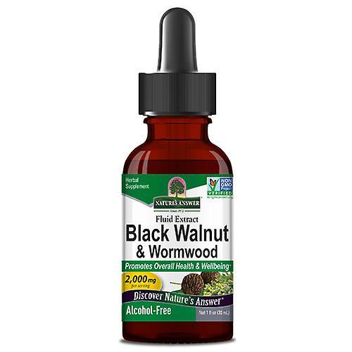 Nature's Answer Black Walnut, Sin alcohol de ajenjo, 1 oz (Paquete de 4) on Productcaster.