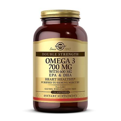 Solgar double strength Omega-3, 700 mg, 120 SoftGels (balenie po 4) on Productcaster.