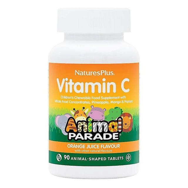 Nature's Plus Animal Parade vitamiini C chewables 90 (29998) on Productcaster.