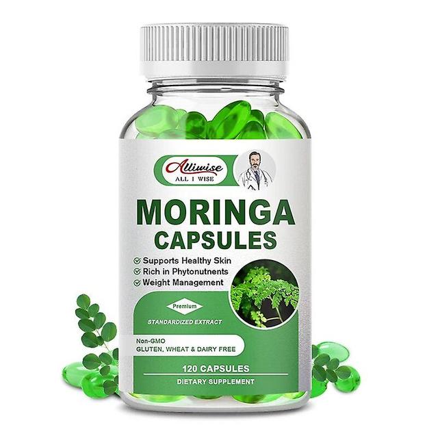 Venalisa Alliwise Moringa capsules naturally reduce cardiovascular health care Reduce Inflammation Moringa Antioxidant 30pcs on Productcaster.