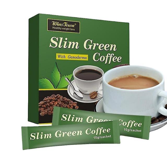 Slim Green Coffee With Ganoderma Control Weight Detox Tea Green Coffee 18szt on Productcaster.