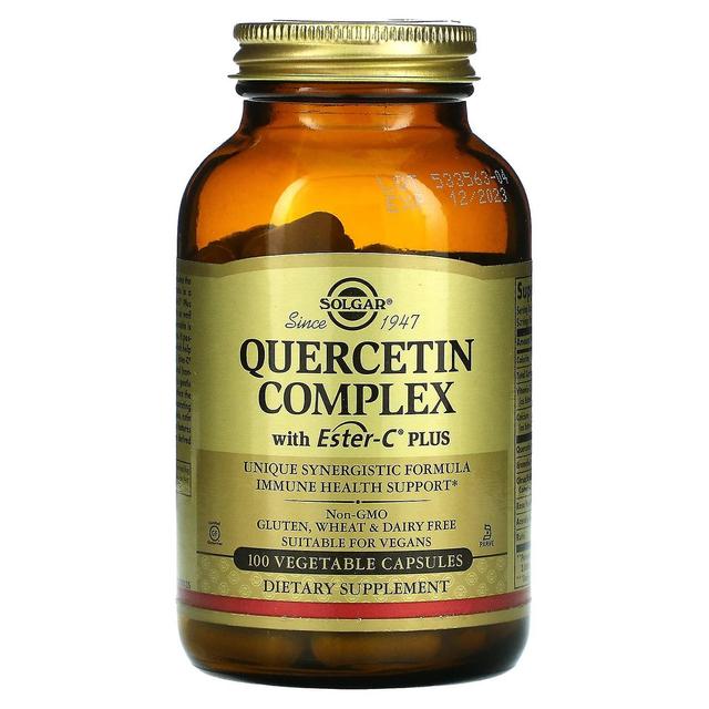 Solgar, Quercetin Complex with Ester-C Plus, 100 Vegetable Capsules on Productcaster.