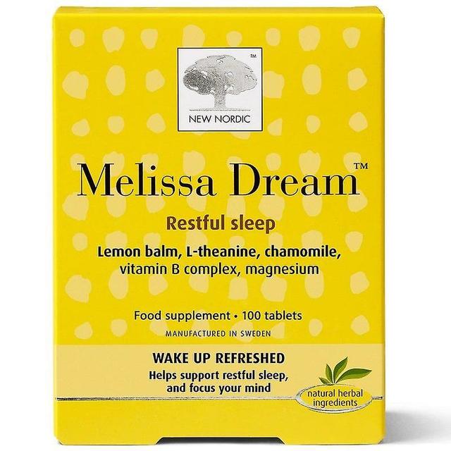 New Nordic Melissa Dream Tablets 100 (NLF059) on Productcaster.