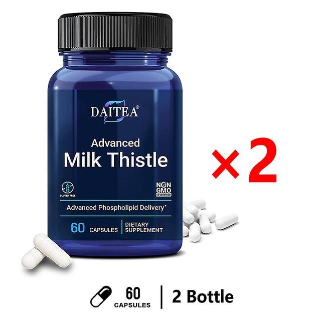 Vorallme Daitea Milk Thistle - Helps Support Optimal Liver, Kidney Health, Detoxification, Antioxidant, Promotes Whole Body Health 2 bottle on Productcaster.