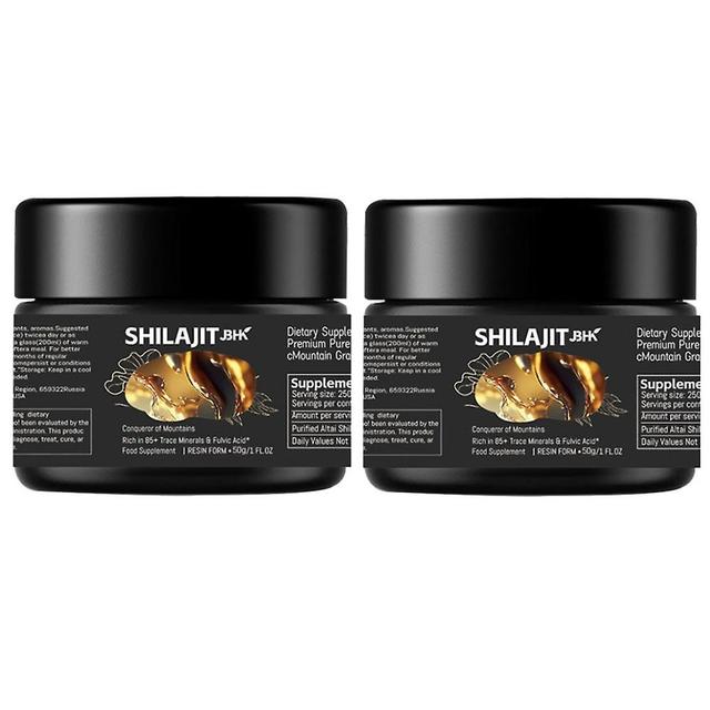 2ks Nová Shilajit Pure organická himalájska živica Flowzuk 100% čistá fulvová kyselina a minerály on Productcaster.