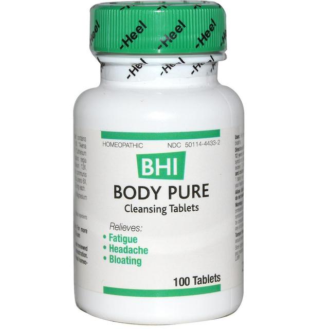 MediNatura, BHI, Body Pure, 100 Tablets on Productcaster.