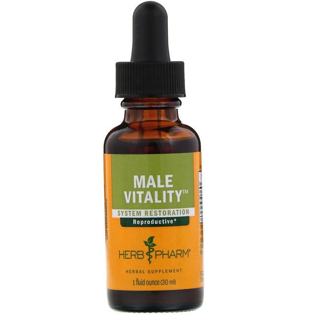 Herb Pharm, Male Vitality, System Restoration, 1 fl oz (30 ml) on Productcaster.