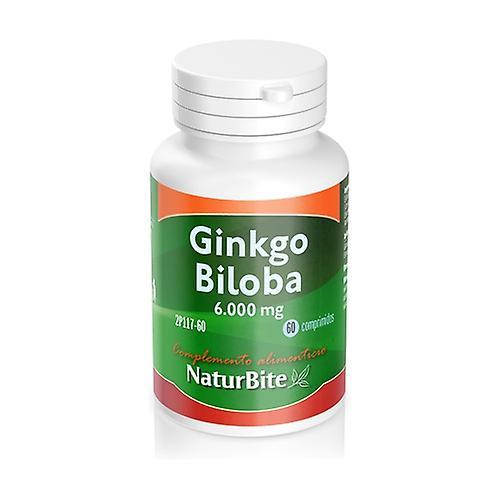 Naturbite Ginkgo Biloba 60 tablets of 6000mg on Productcaster.