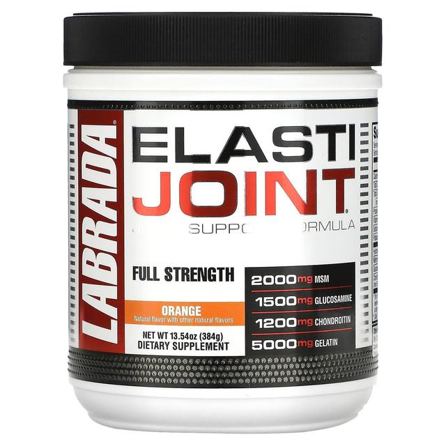 Labrada Nutrition, ElastiJoint, Fórmula de Suporte Articular, Laranja , 13.54 oz (384 g) on Productcaster.