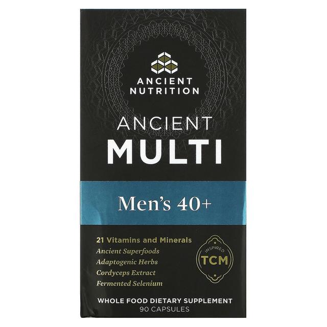 Dr. Axe / Ancient Nutrition, Ancient Multi, Men's 40+, 90 Capsules on Productcaster.