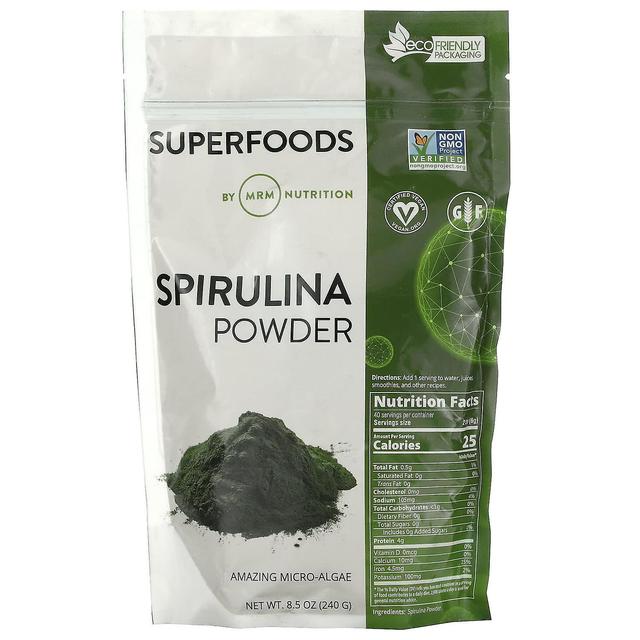 MRM Nutrition MRM näring, Spirulina pulver, 8.5 oz (240 g) on Productcaster.