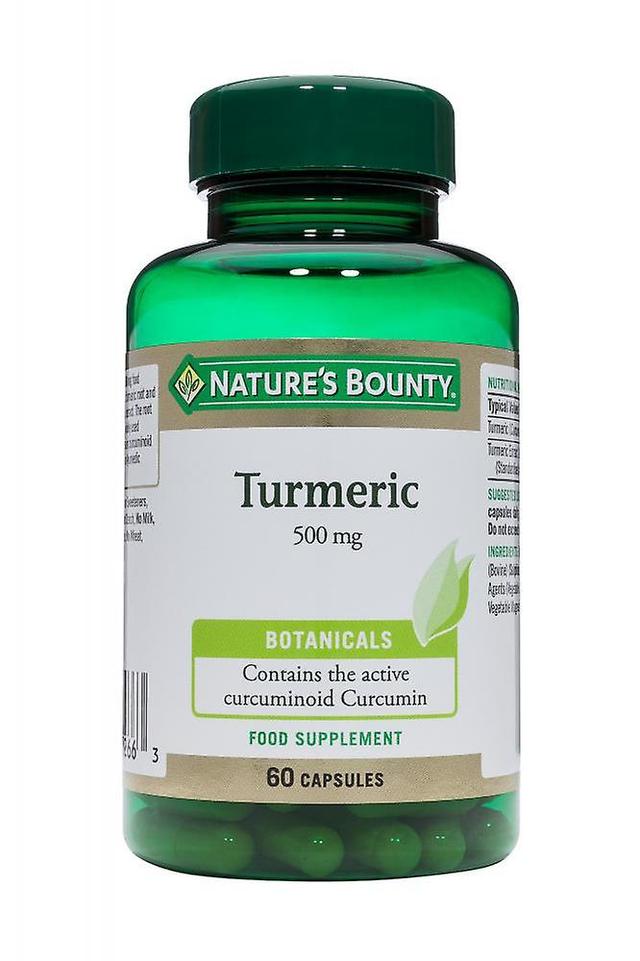 Natures Bounty Naturens bounty gurkemeje 500mg 60's on Productcaster.