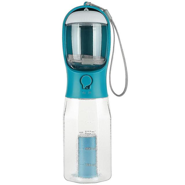 Scacv 3 In 1 Portable Dog Water Bottle Multi-functional Pet Water Dispenser With Food Container And Waste Bag (kallaite) indigo on Productcaster.