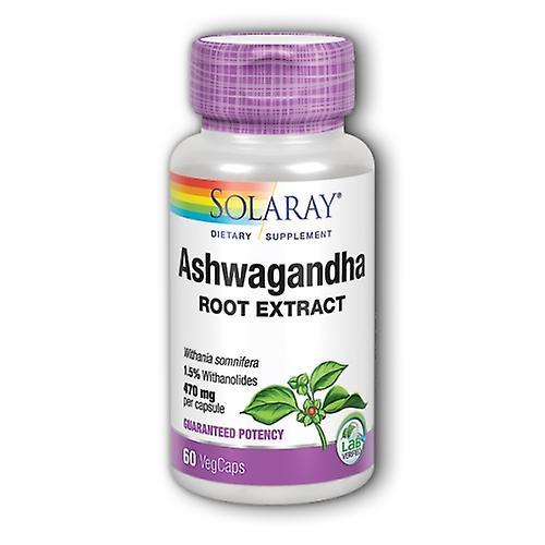 Solaray Ashwagandha, 60 Caps (Pack of 6) on Productcaster.